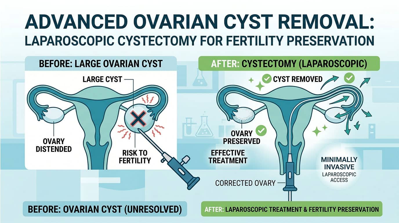 Advanced Ovarian Cyst Removal: Laparoscopic Cystectomy for Fertility Preservation