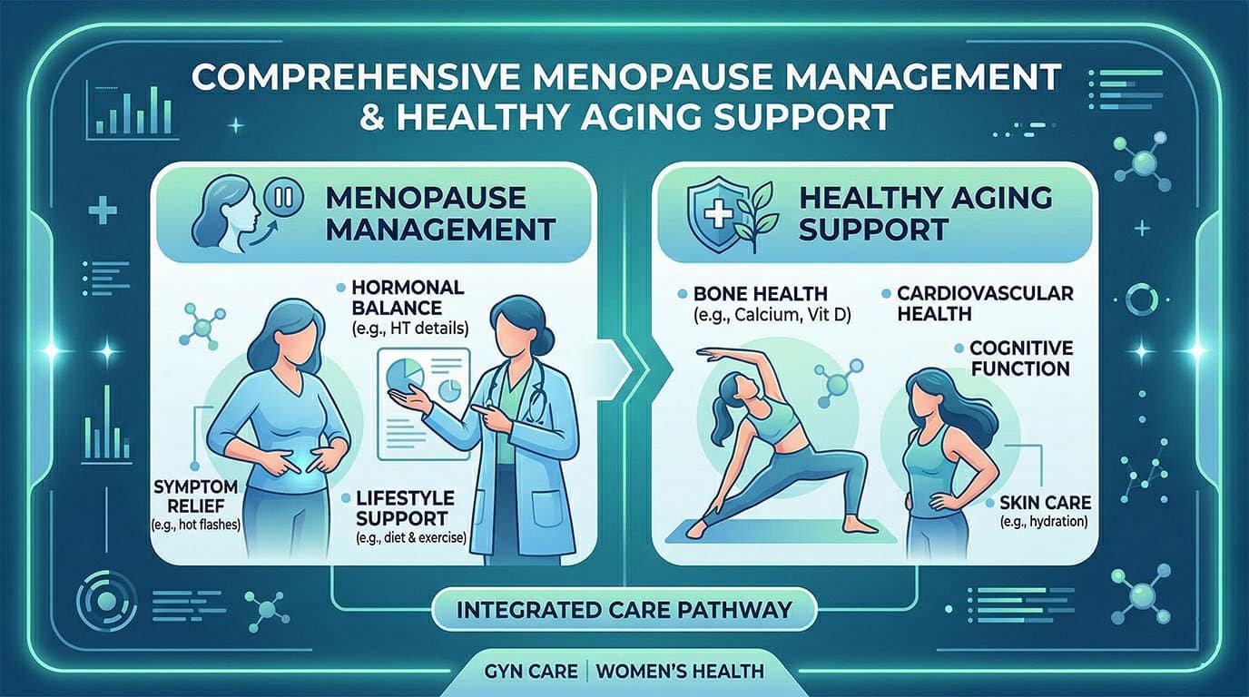 Comprehensive Menopause Management and Healthy Aging Support