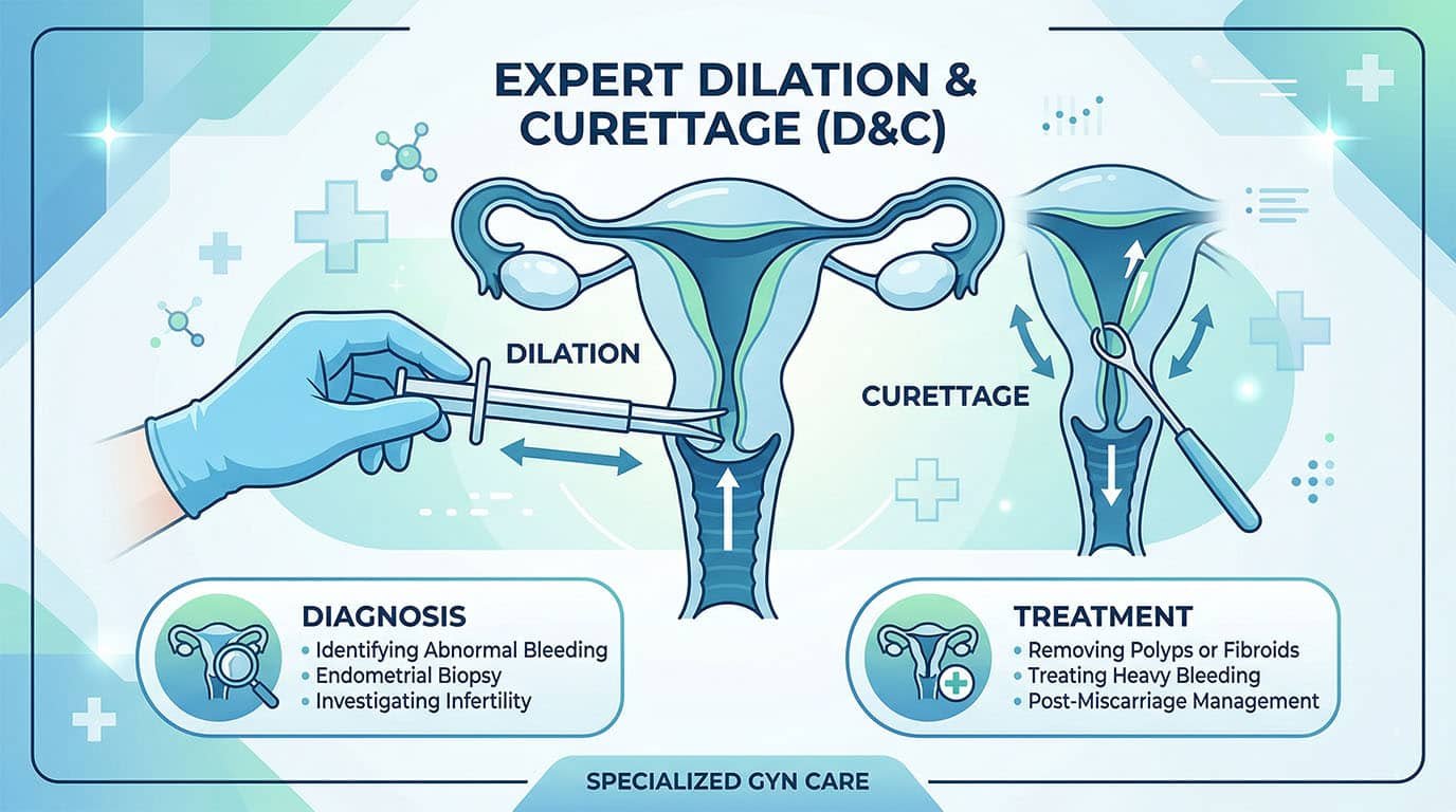 Expert Dilation and Curettage (D&C) for Diagnosis and Treatment