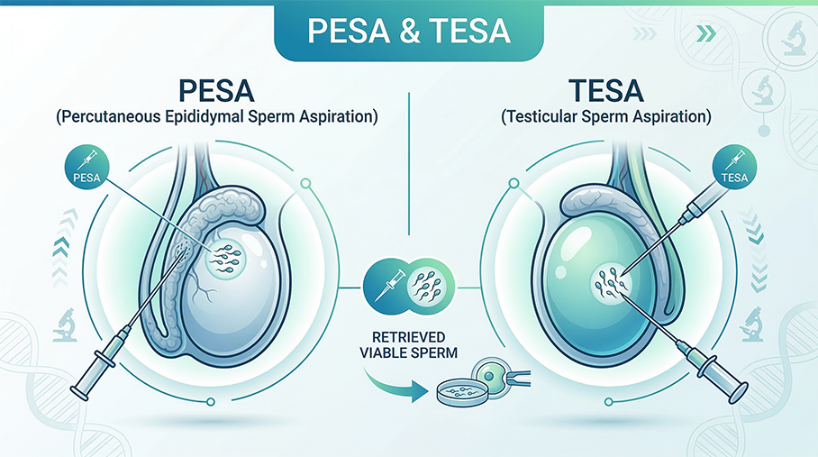 PESA & TESA: Advanced Surgical Sperm Retrieval for Biological Fatherhood