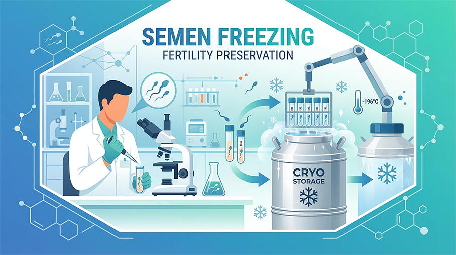Professional Semen Freezing & Cryopreservation in Bangalore