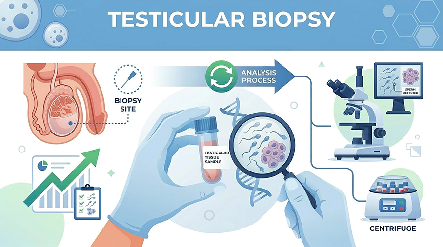 Testicular Biopsy: Advanced Diagnosis and Sperm Retrieval for Male Infertility